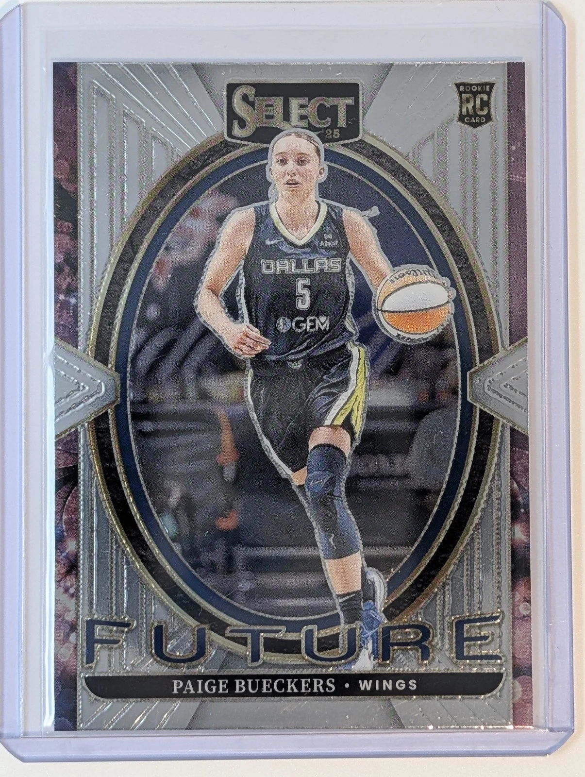 Front of 2025 Panini Select WNBA #1 Paige Bueckers Select Future