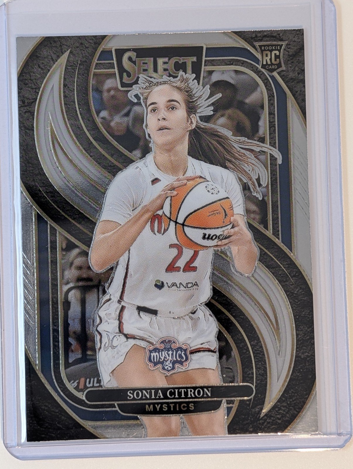 Front of 2025 Panini Select WNBA #122 Sonia Citron