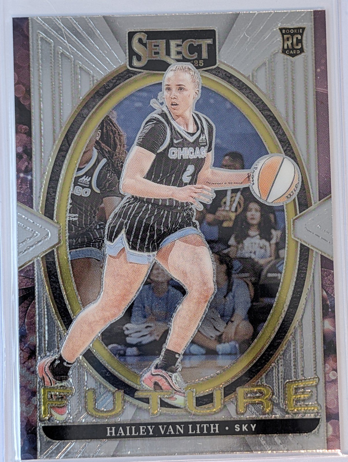 Front of 2025 Panini Select WNBA #11 Hailey Van Lith Select Future