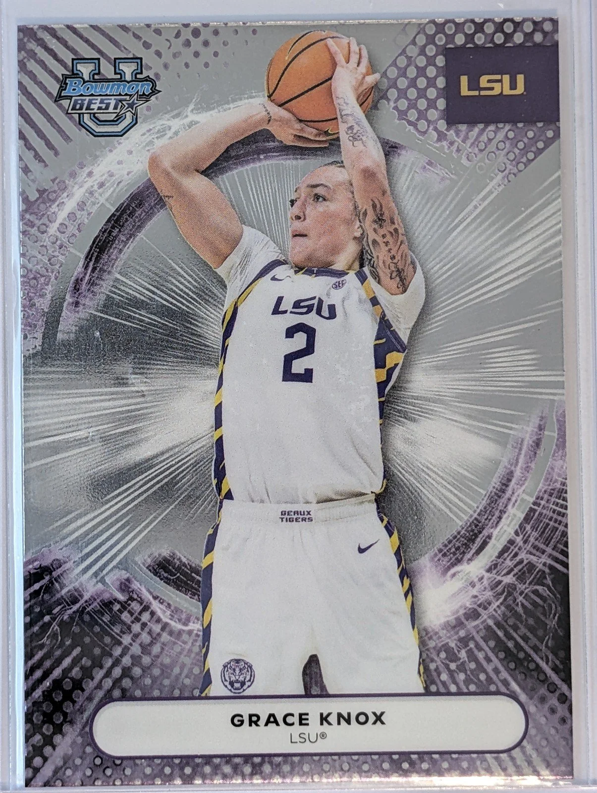 Front of 2025-26 Bowman Best #56 Grace Knox
