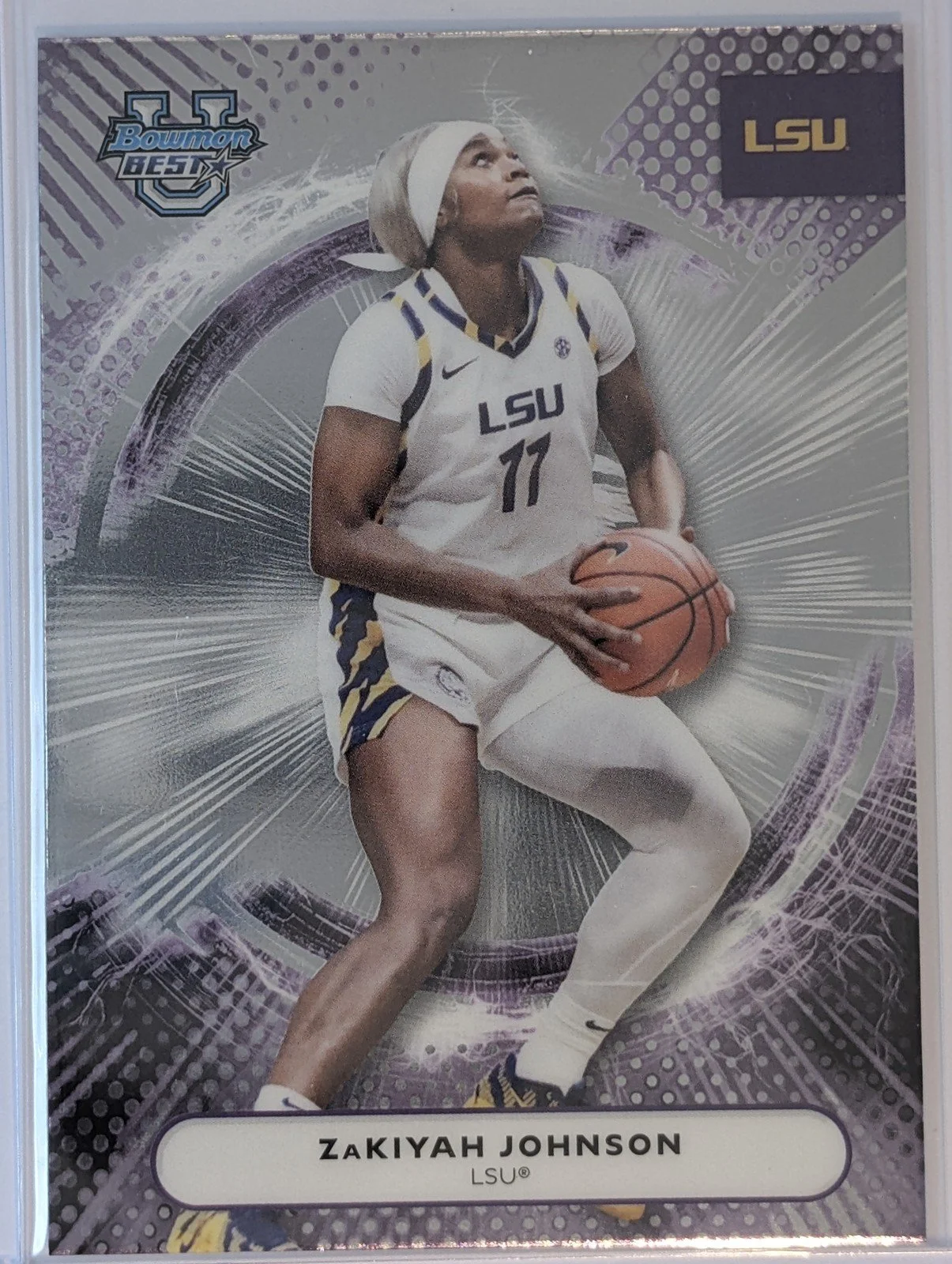 Front of #81 Zakiyah Johnson Bowman U Best