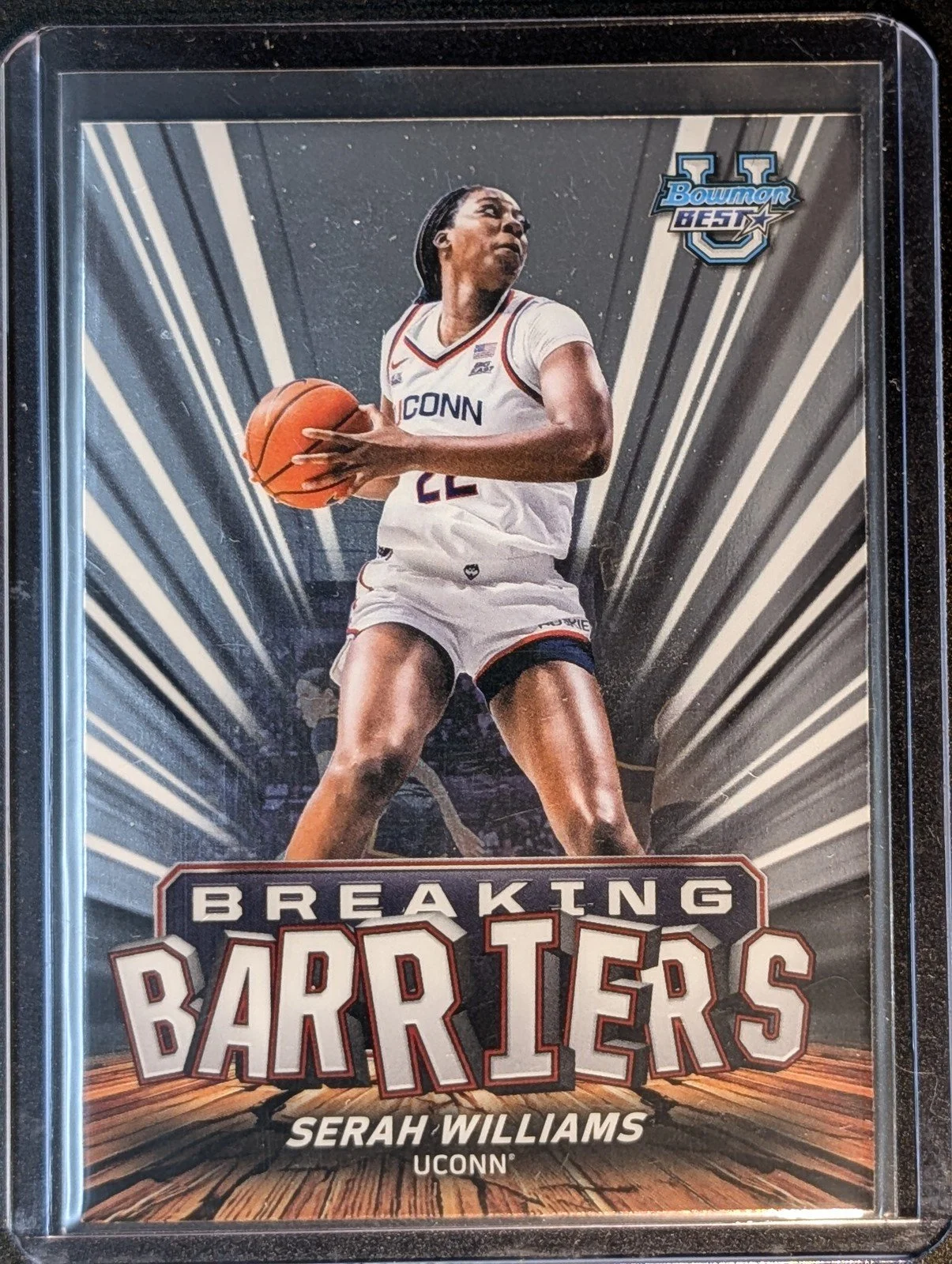 Front of 2025-26 Bowman Best  #BB-5 Serah Williams Breaking Barriers