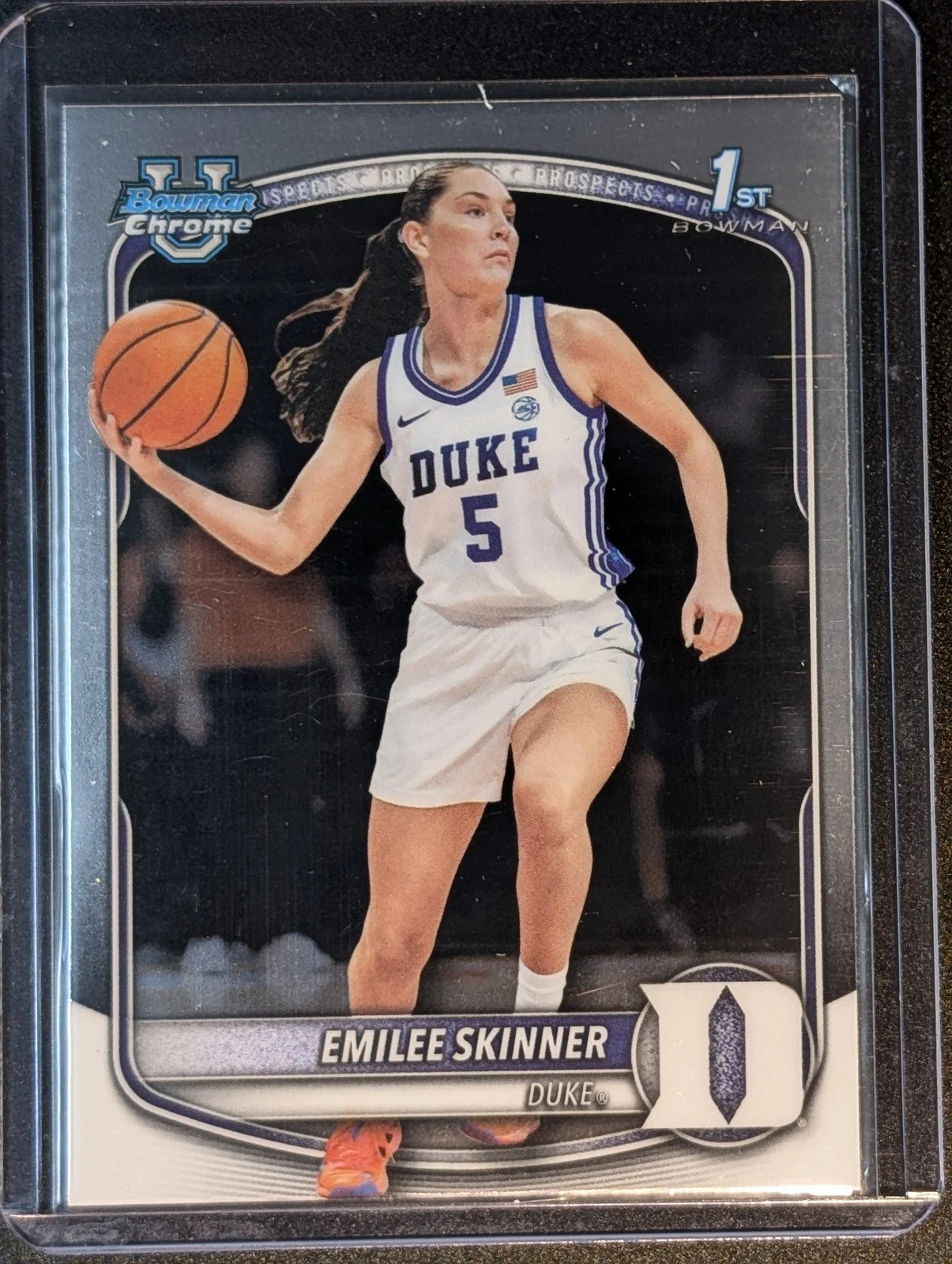 Front of 2025-26 Bowman #BCP-85 Emilee Skinner Chrome Prospects