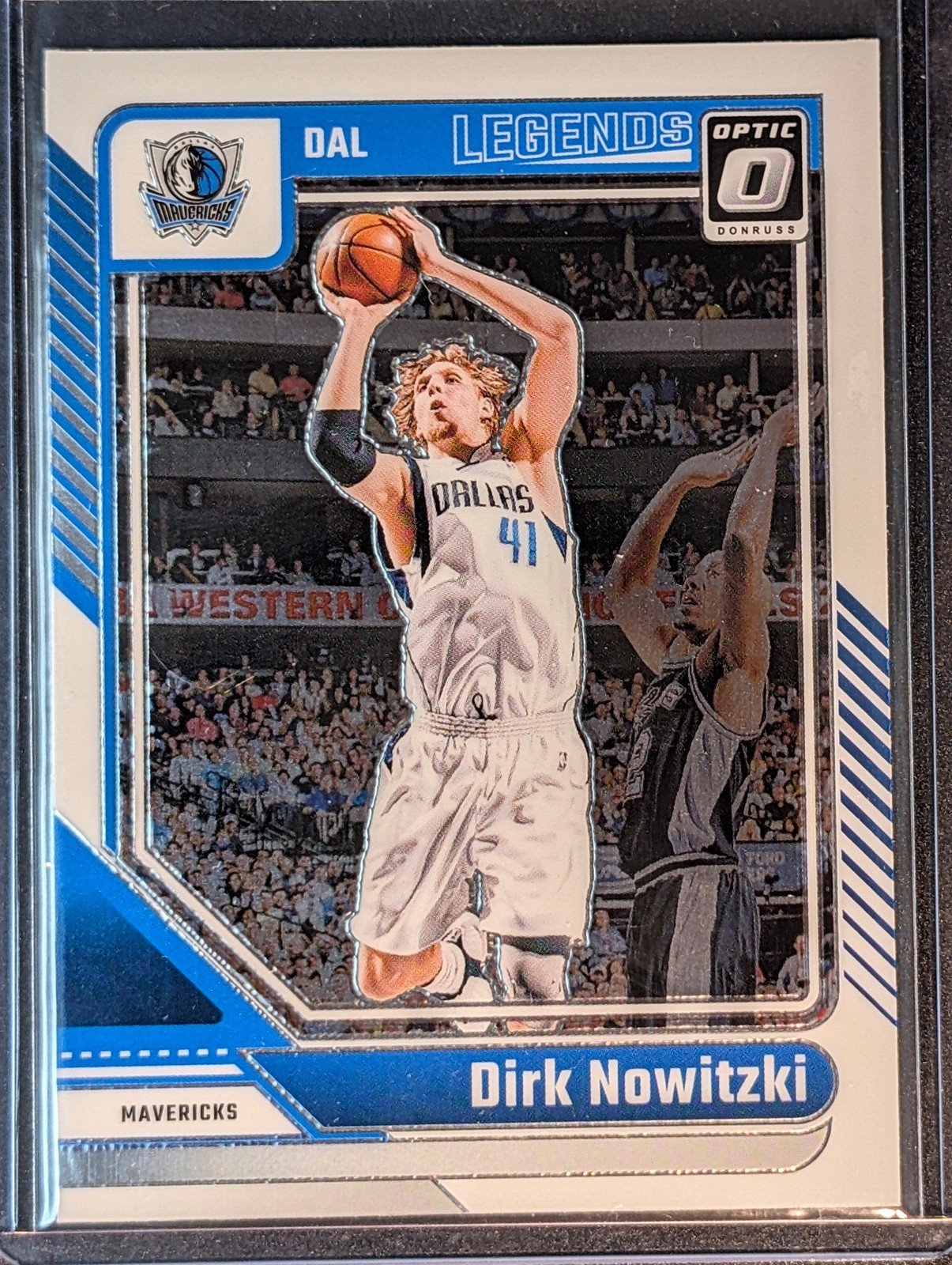 Front of 2024-25 Donruss Optic #247 Dirk Nowitzki