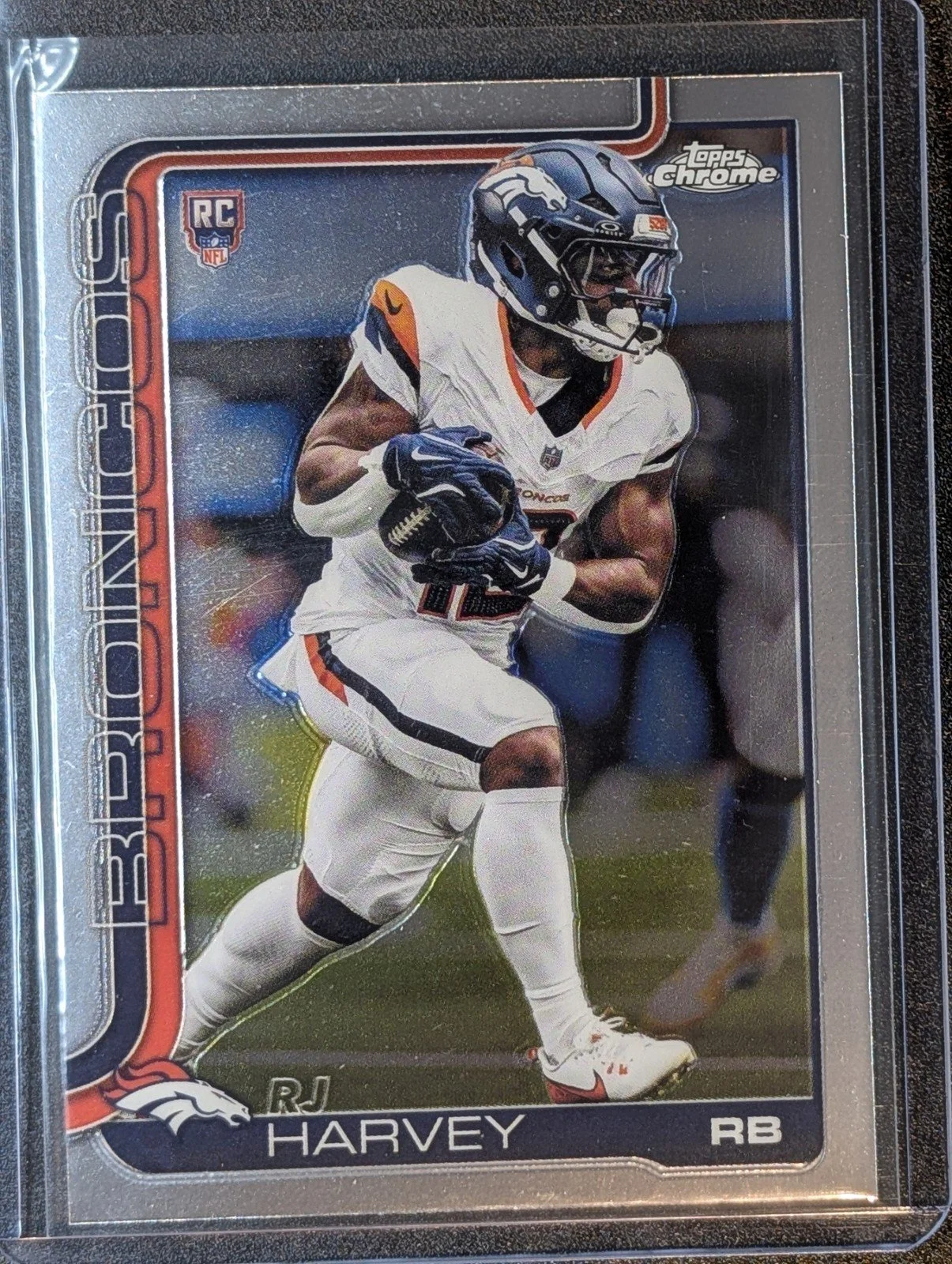 Front of 2025 Topps Chrome #330 RJ Harvey