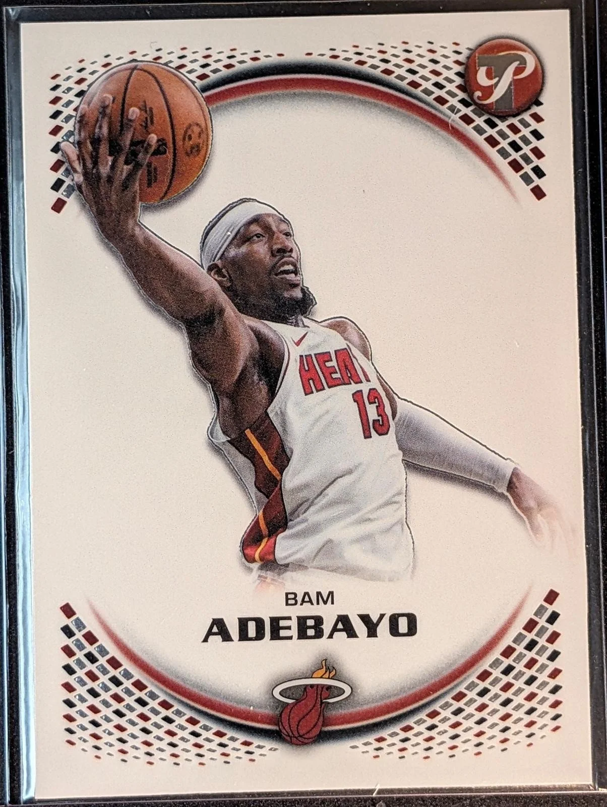 Front of 2025-26 Topps Pristine Basketball Bam Adebayo #46