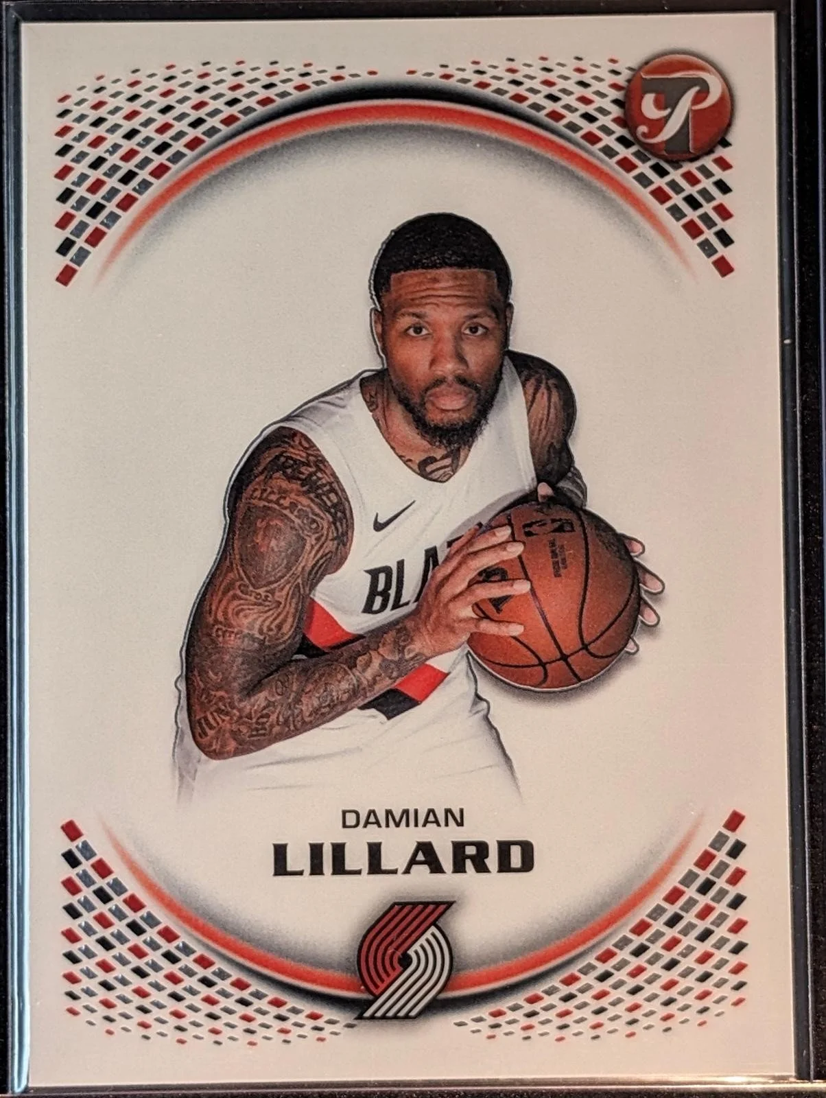 Front of 2025-26 Topps Pristine Basketball Damian Lillard #75