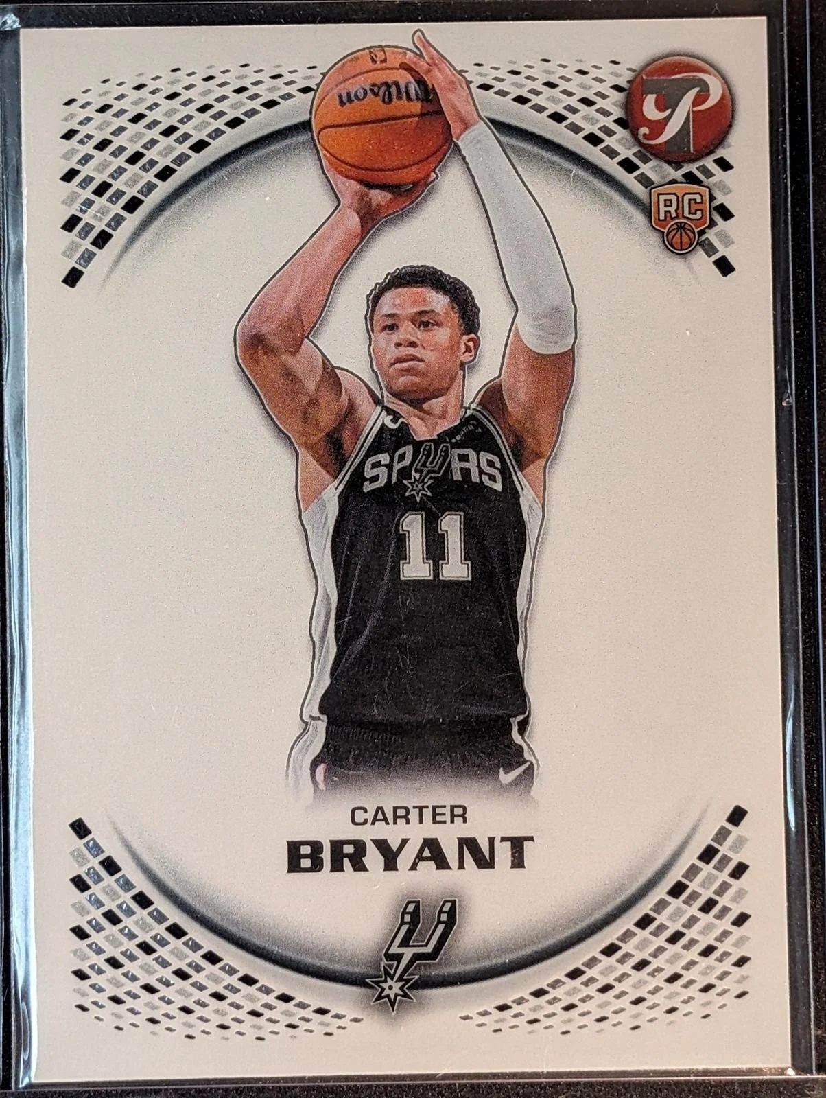 Front of 2025-26 Topps Pristine Basketball Carter Bryant #150 RC