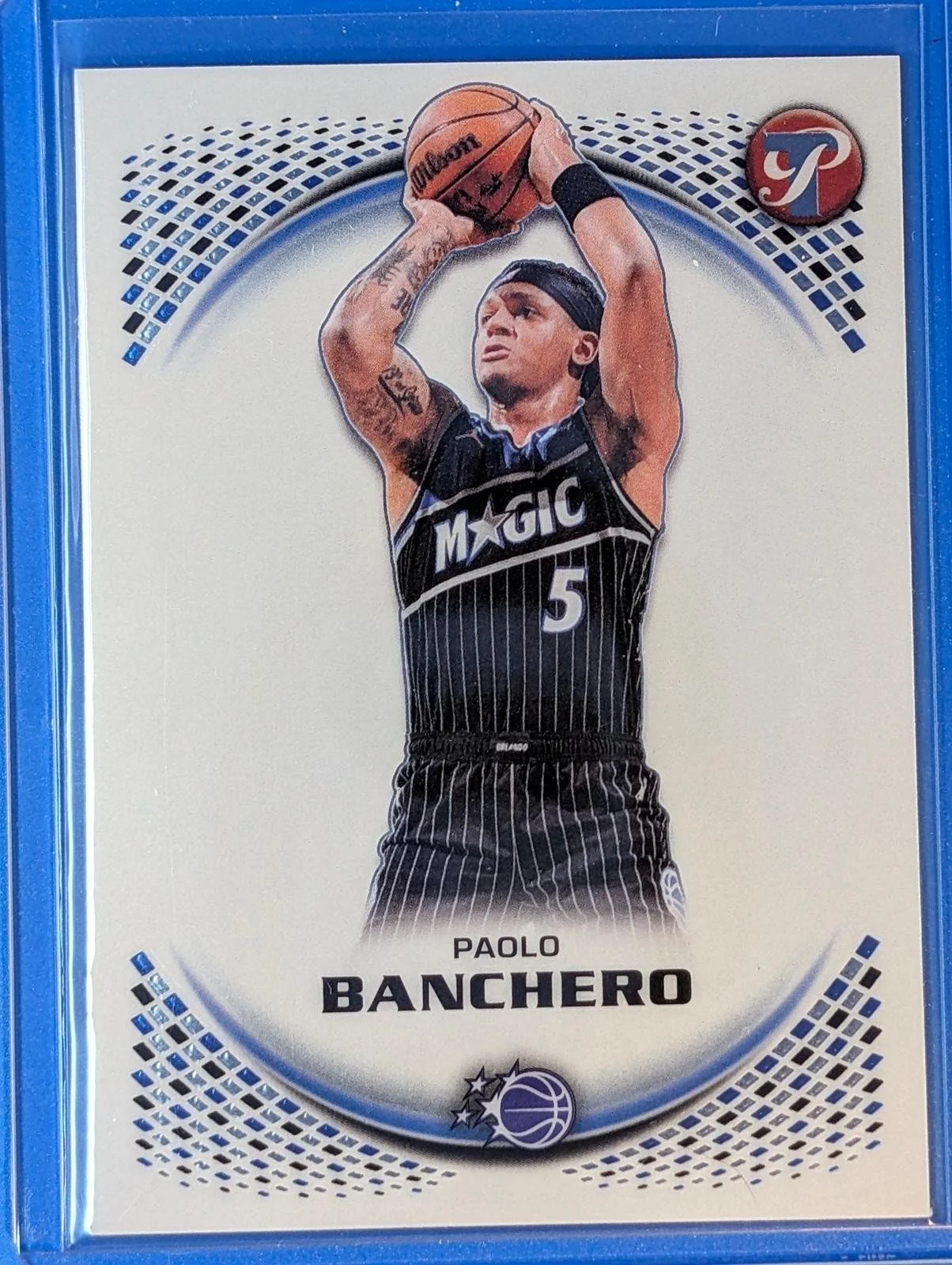 Front of 2025-26 Topps Pristine Basketball Paolo Banchero #64