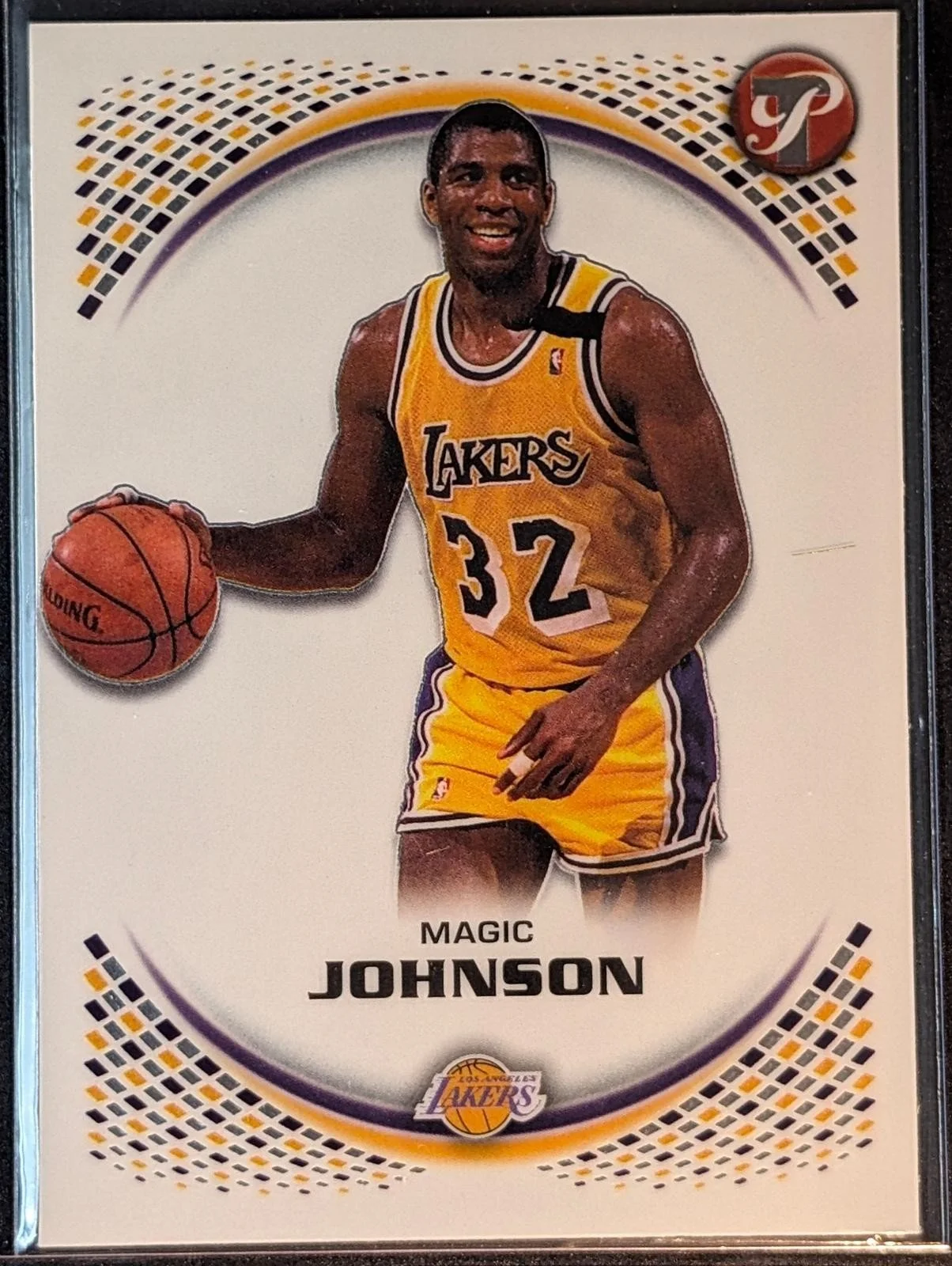 Front of 2025-26 Topps Pristine Basketball Magic Johnson #92