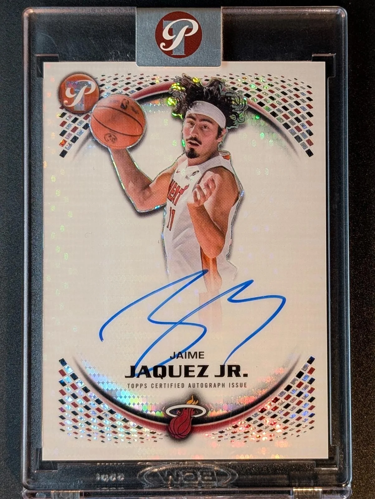 Front of 2025-26 Topps Pristine Basketball Jaime Jaquez Jr. Pristine Autographs #PA-JJ