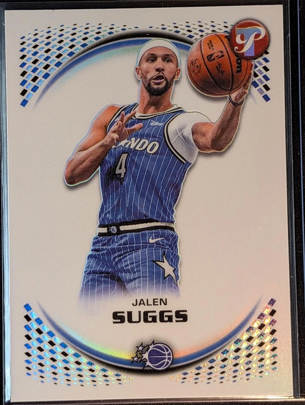 Front of 2025-26 Topps Pristine Basketball Jalen Suggs Refractor #66