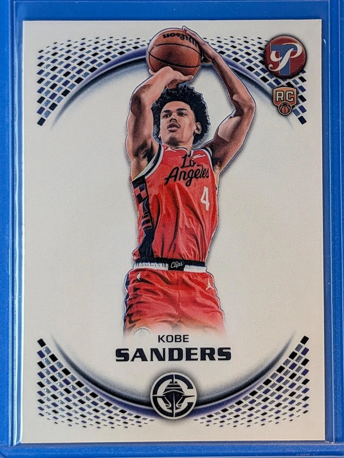 Front of 2025-26 Topps Pristine Basketball Kobe Sanders #129 RC