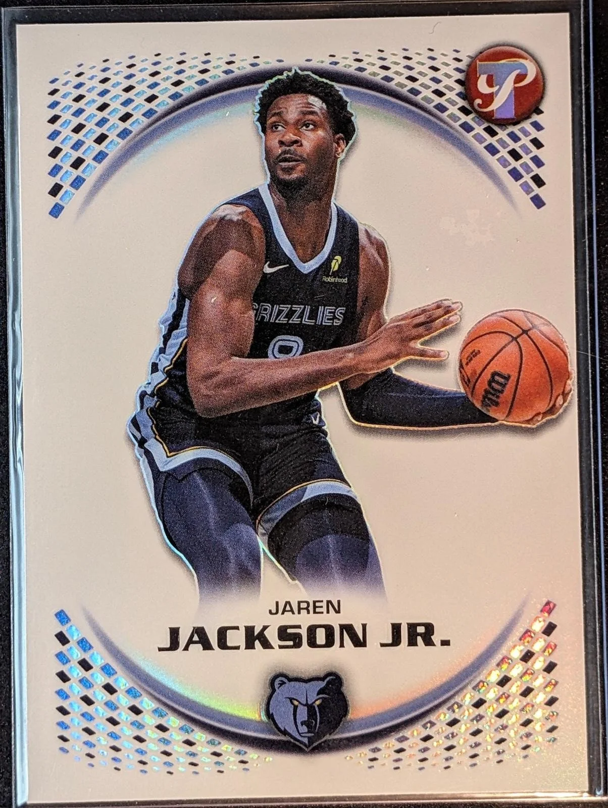 Front of 2025-26 Topps Pristine Basketball #44 Jaren Jackson Jr. Refractor