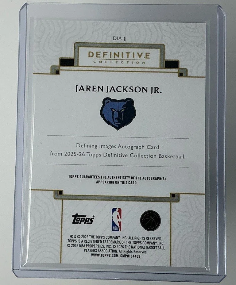 /15 Jaren Jackson Jr. 2025-26 Auto - photo 3