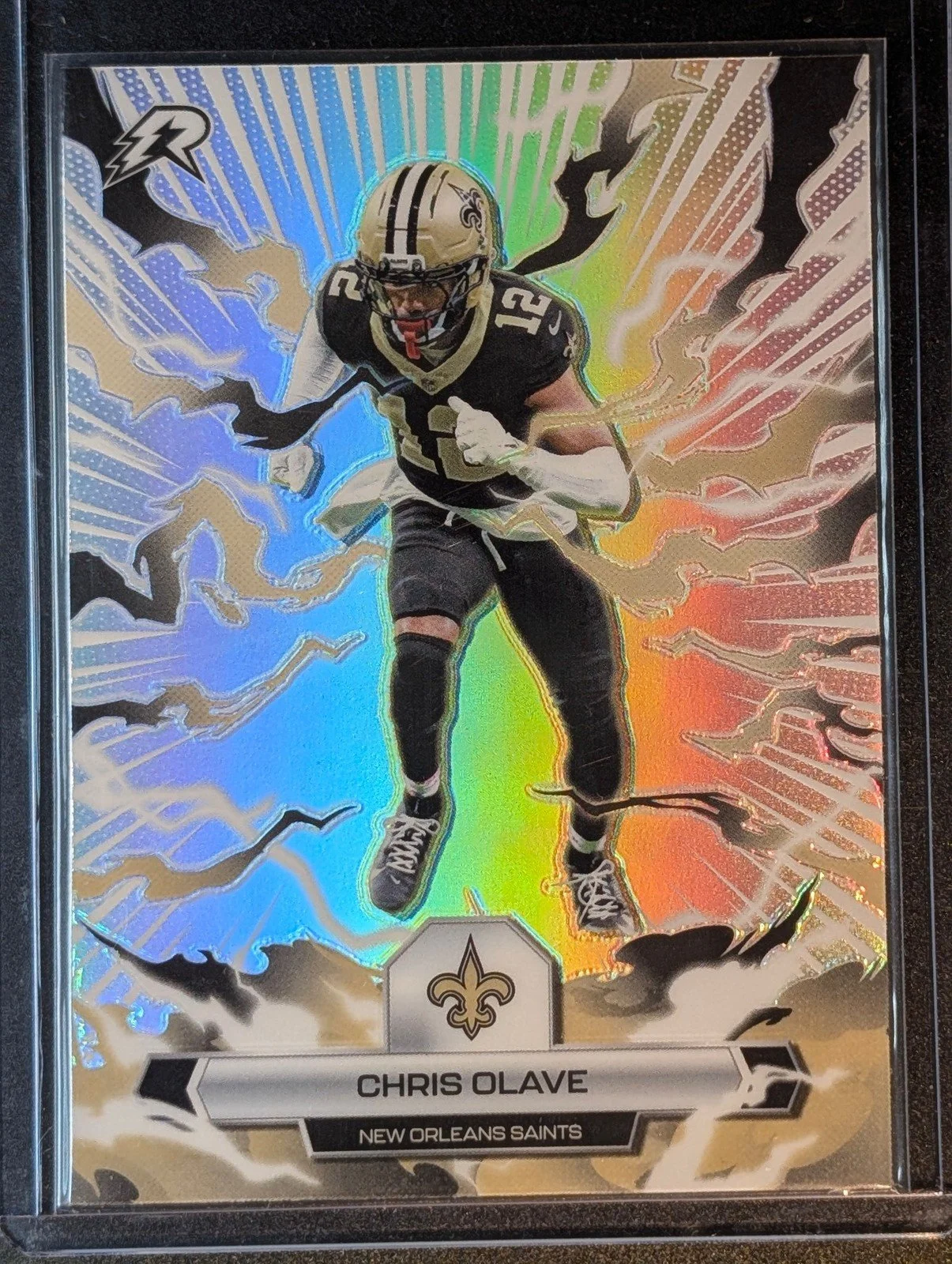 Front of 2025 Topps Resurgence #69 Chris Olave Refractor