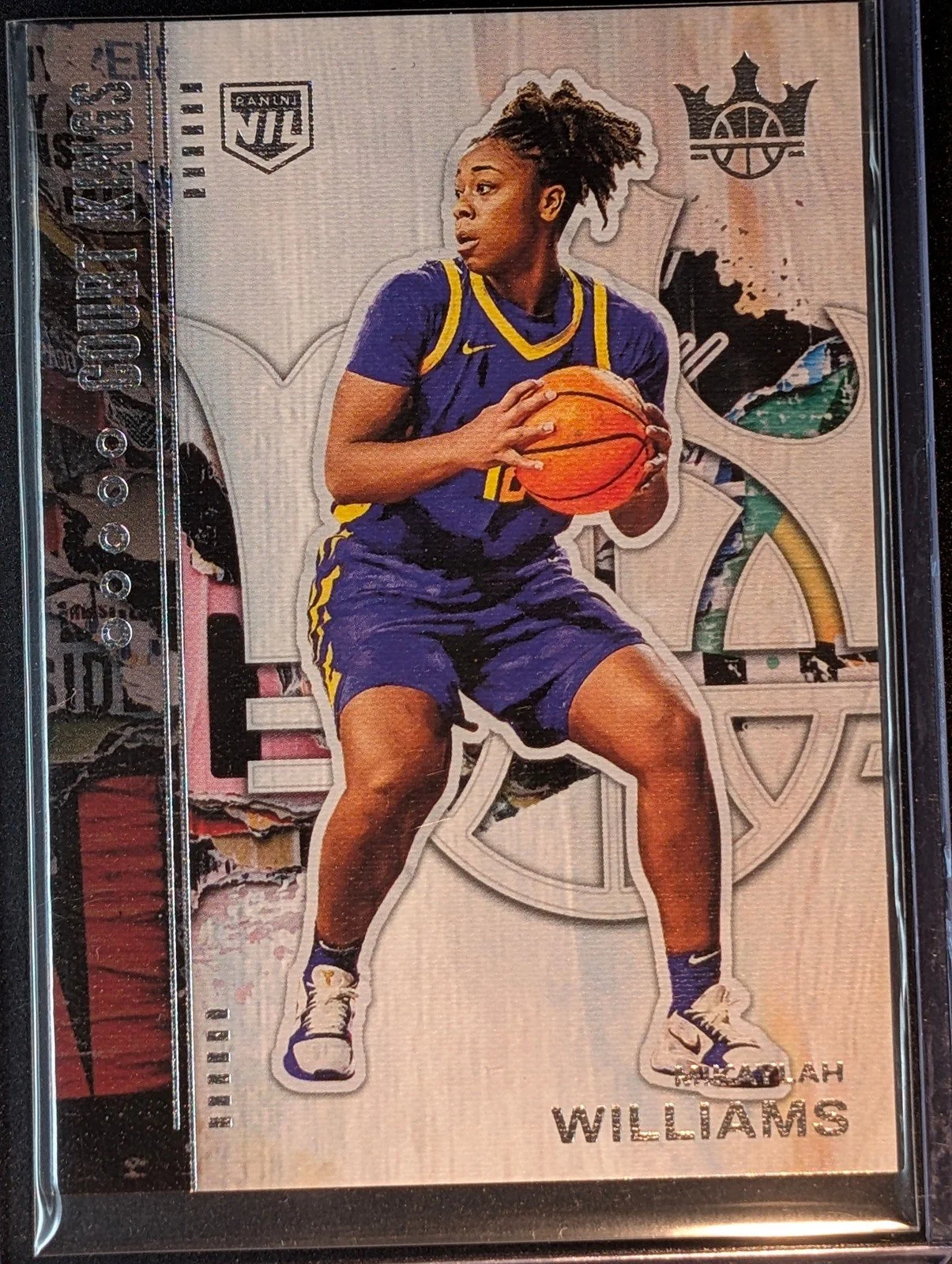 Front of 2025-26 Panini Court Kings #82 Mikaylah Williams  /299