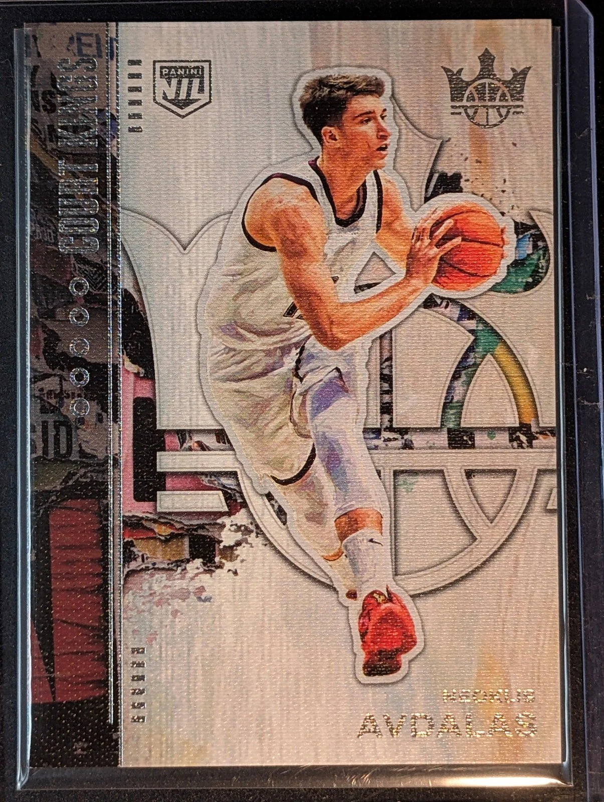 Front of 2025-26 Panini Court Kings /299 #46 Neoklis Avdalas