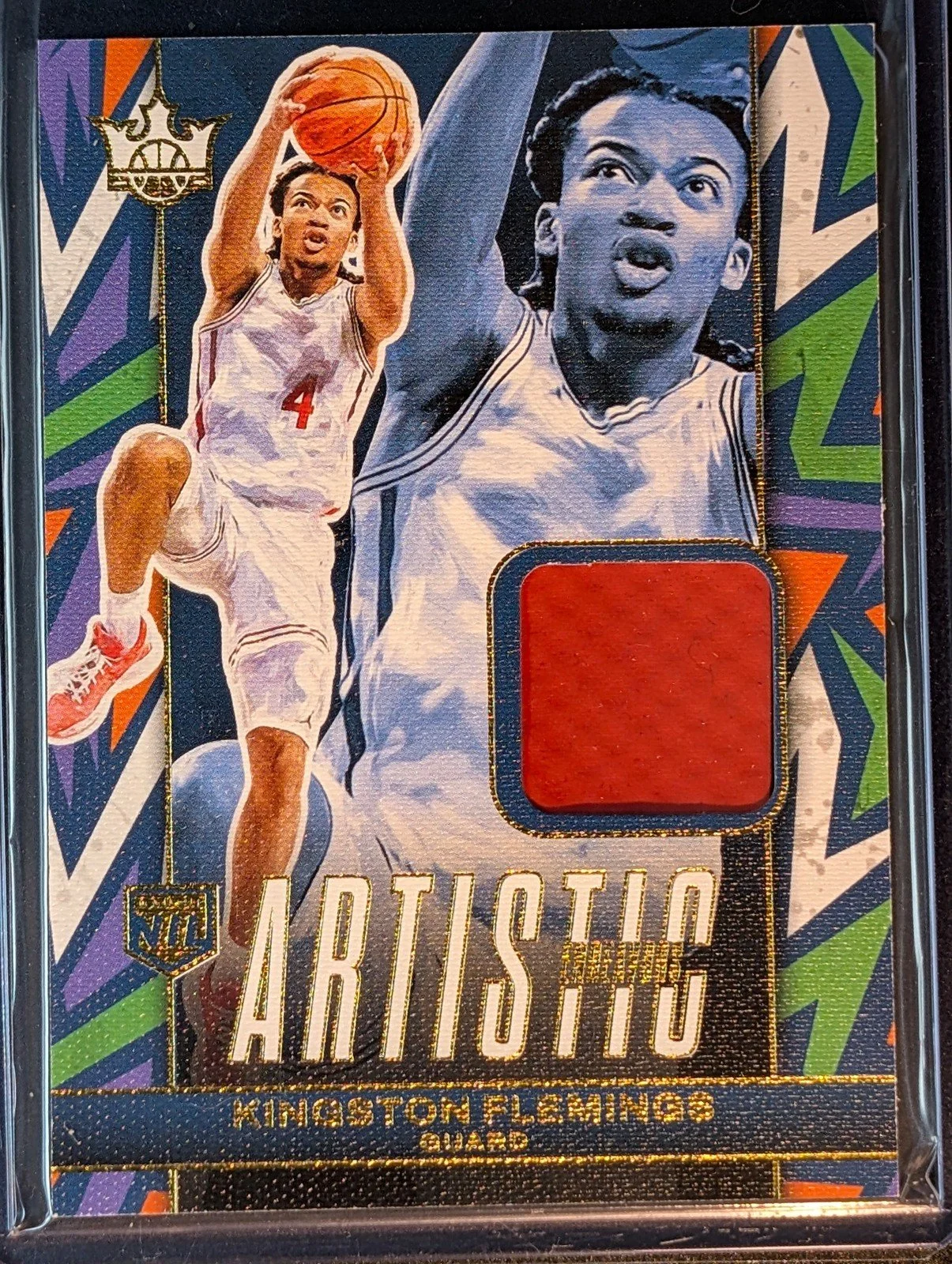 Front of 2025-26 Panini Signature Series #AE-FLE Kingston Flemings Relic