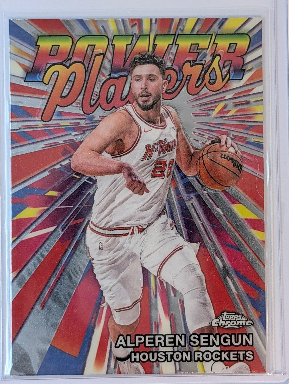 Front of 2025-26 Topps Chrome Update #PP-8 Alperen Sengun Power Players