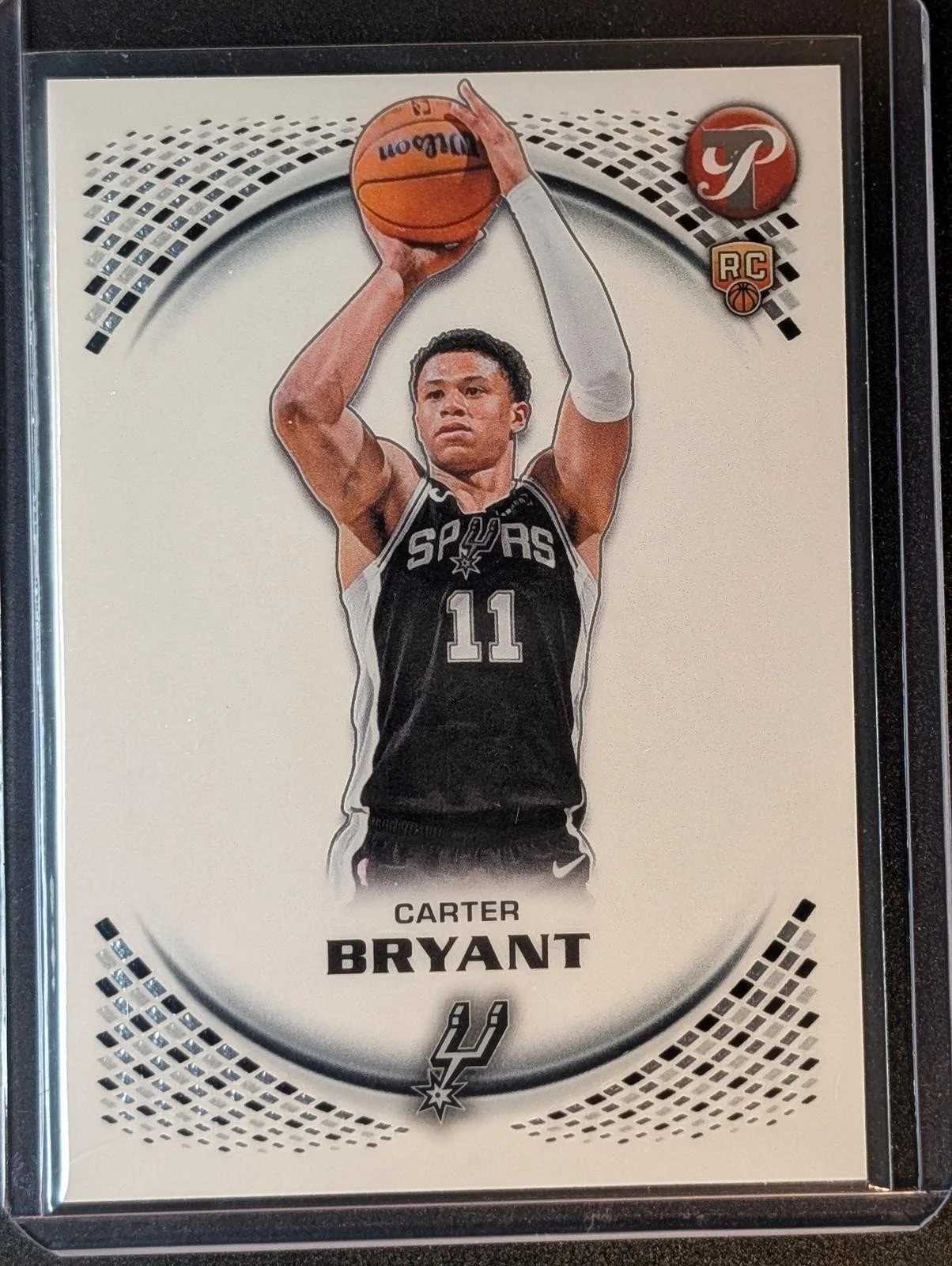 Front of 2025-26 Topps Pristine Carter Bryant #150 RC