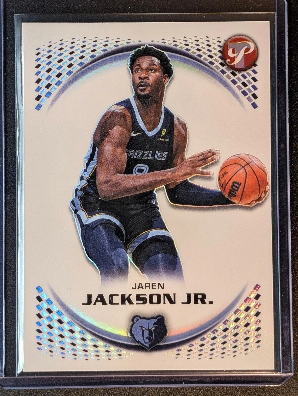 Front of 2025-26 Topps Pristine Jaren Jackson Jr. Refractor #44