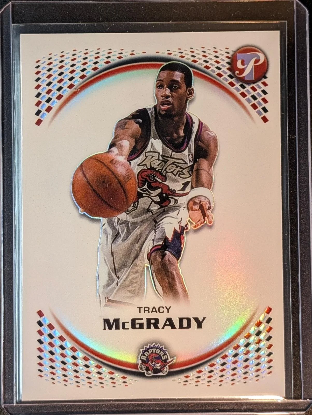 Front of 2025-26 Topps Pristine Tracy McGrady Refractor #104
