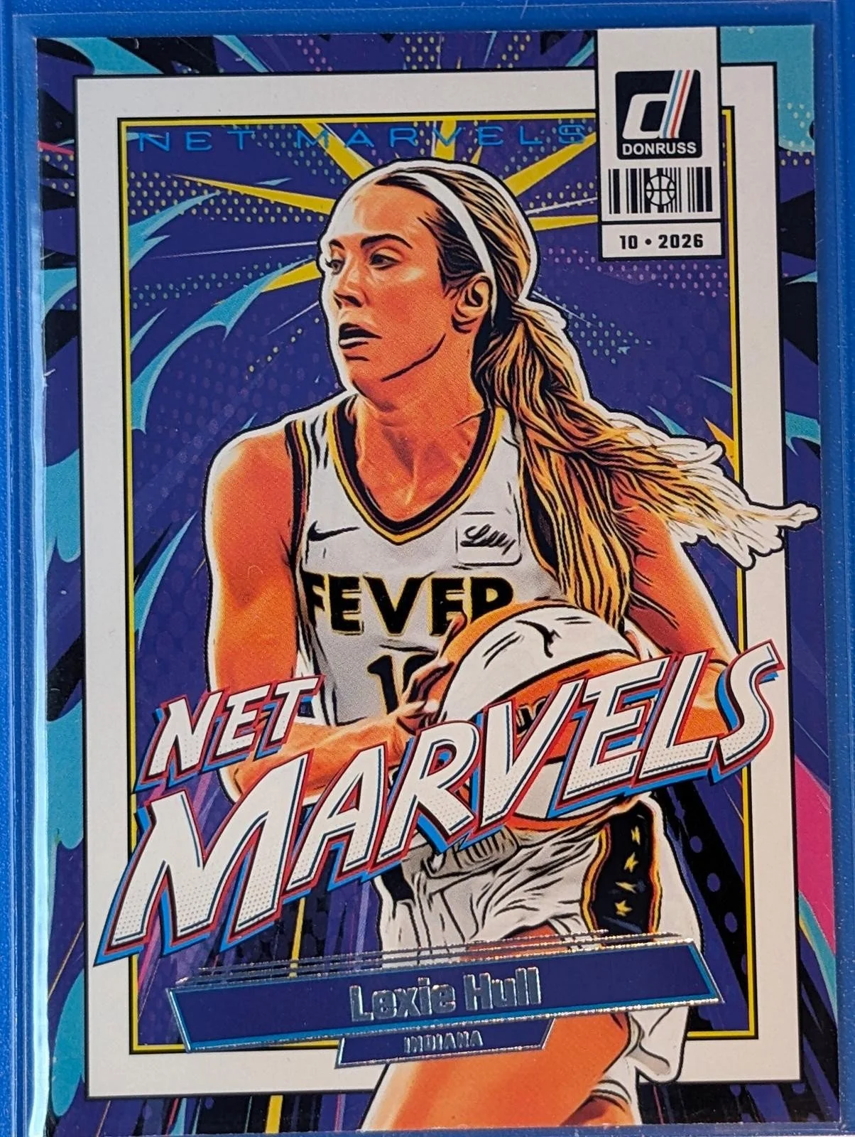 Front of 2026 Donruss WNBA Lexie Hull Net Marvels #23