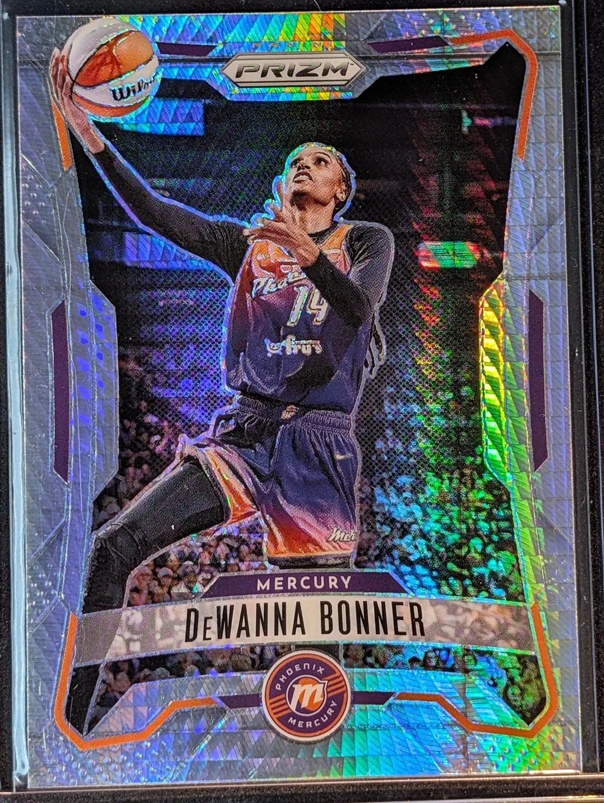 Front of 2026 Panini Prizm WNBA #1 DeWanna Bonner Hyper Prizm