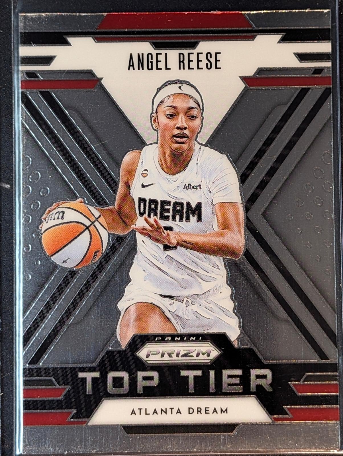 Front of 2026 Panini Prizm WNBA Angel Reese Top Tier #8