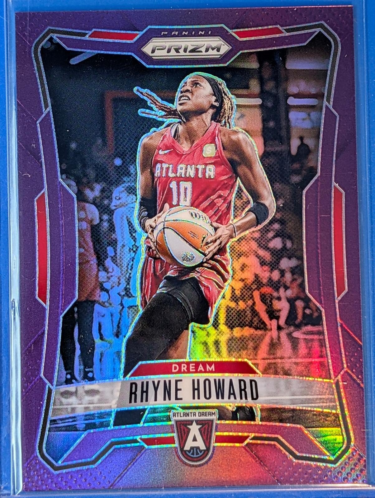 Front of 2026 Panini Prizm WNBA /149 Rhyne Howard Purple Prizms #118