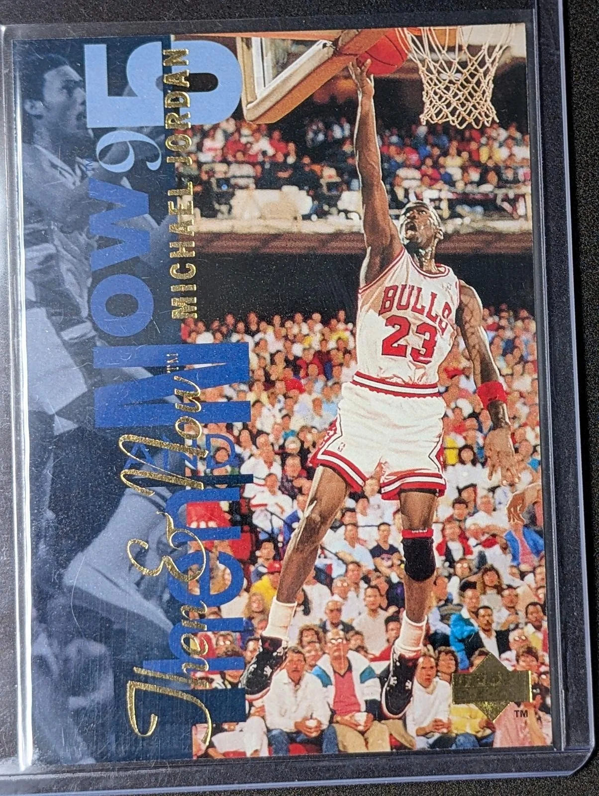 Front of 1994-95 Upper Deck Michael Jordan Then and Now #359