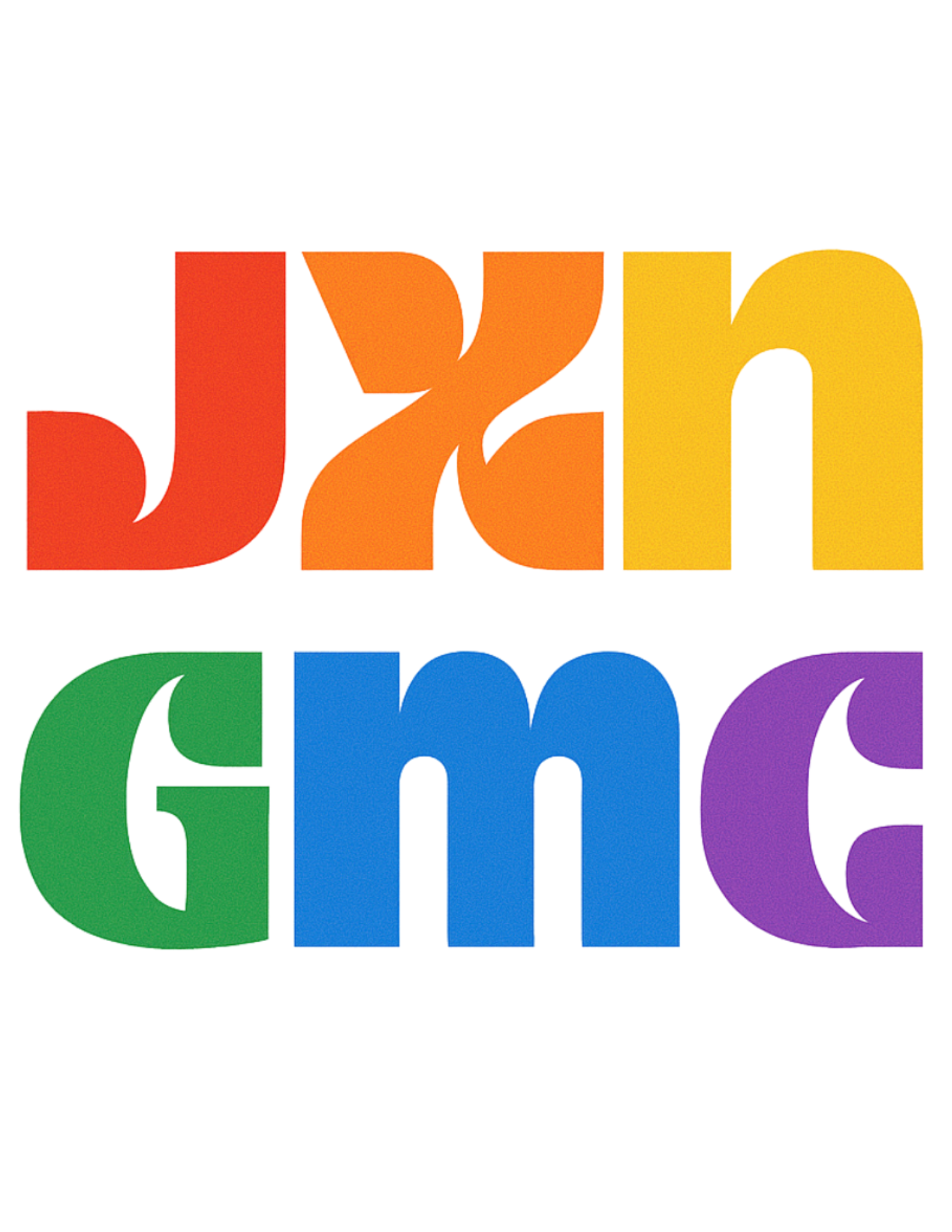 Colorful text letters spelling out 'Being' in a rainbow gradient on a black background.
