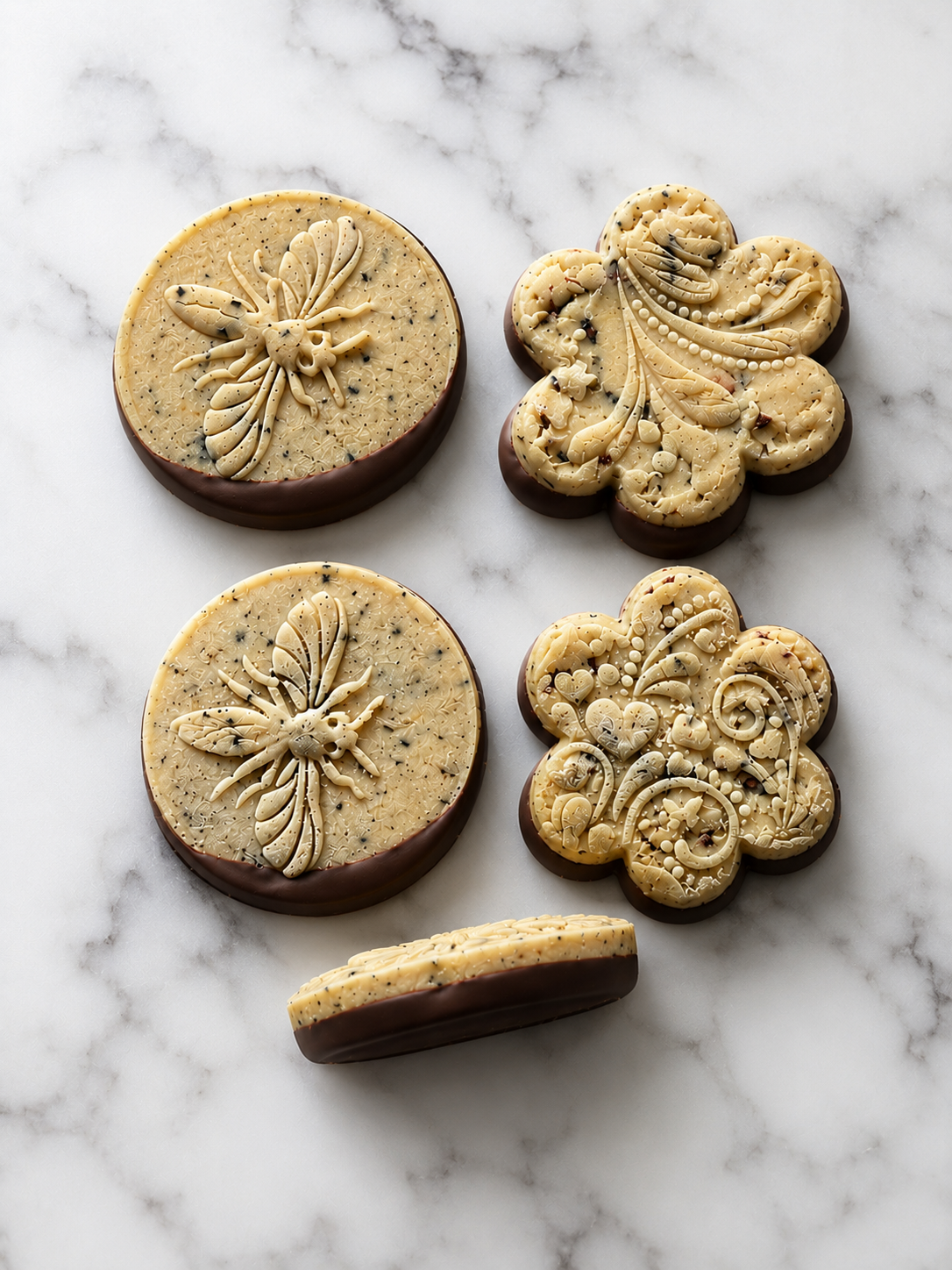 Shortbread Cookies- Chocolate Dipped