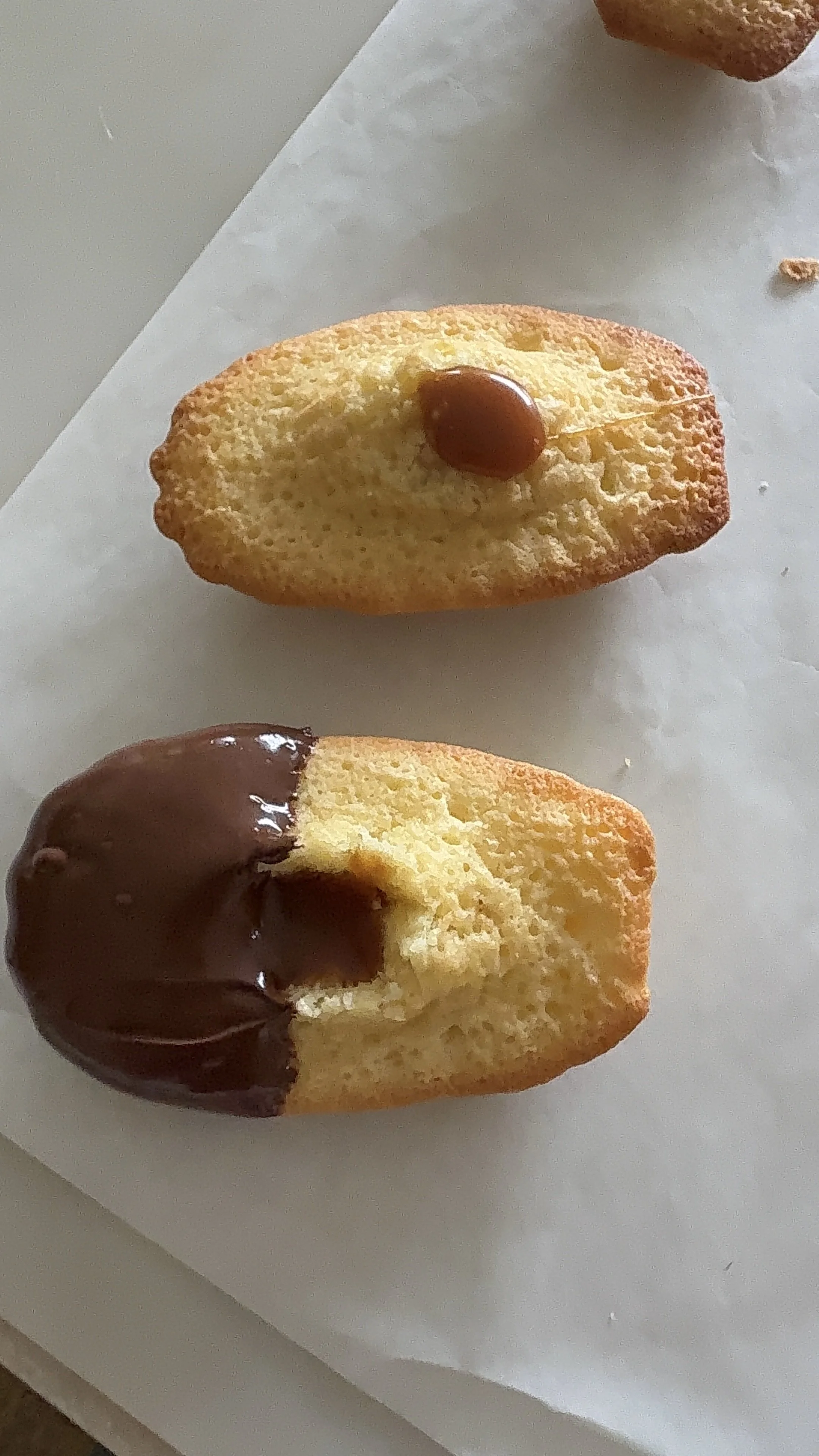 Madeleines-Brown Sugar Caramel