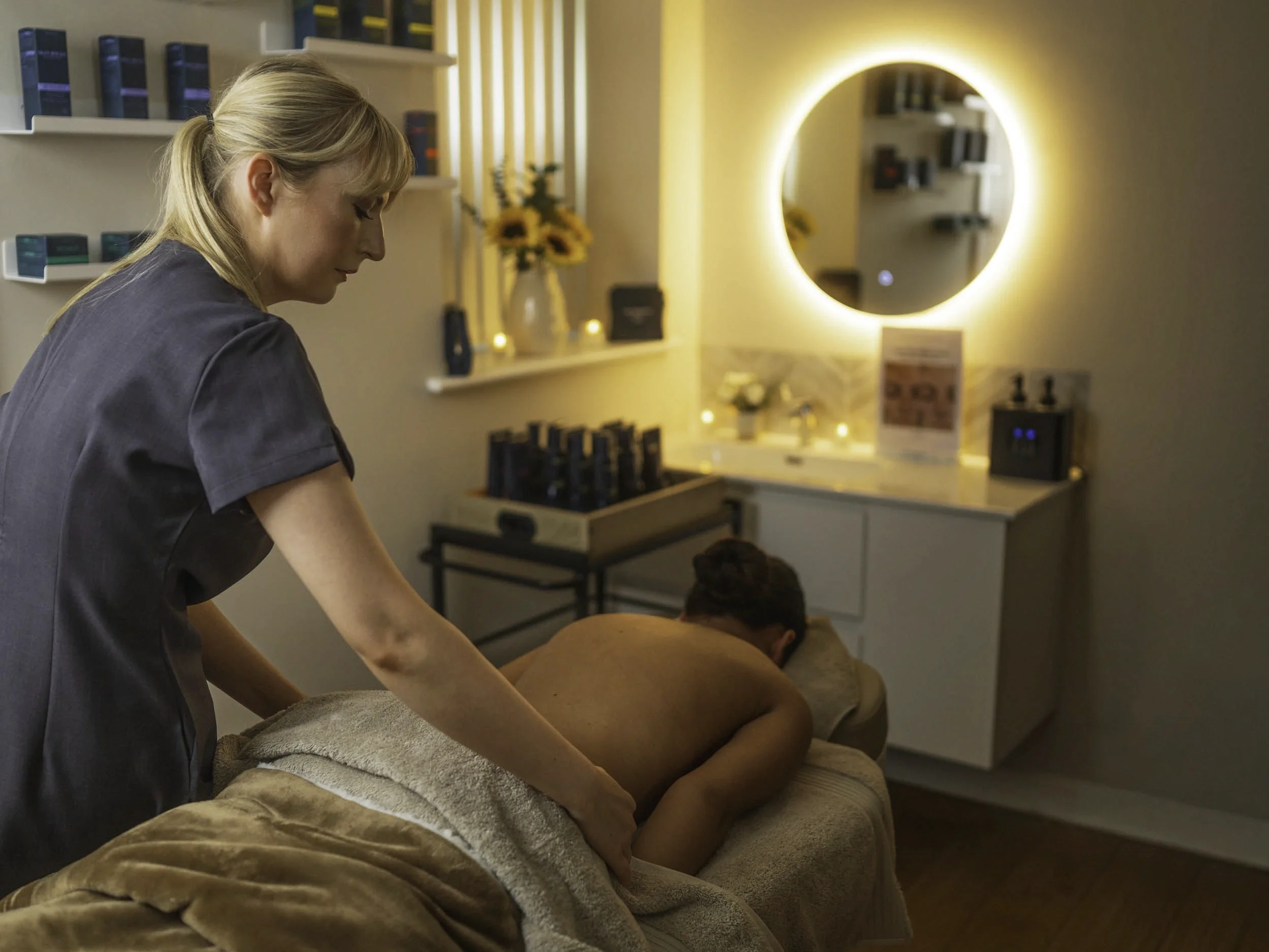 Spa Experience at Home in Grimsargh, Preston, Lancashire. Skin Rocks facials, Natural Spa Factory massage, TWENTY Pro nail care, waxing, brows and lashes, online shop offering free local delivery in Preston or a free collection service.