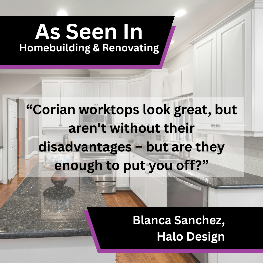 Halo Design Shares Corian Worktop Advice in Homebuilding &amp; Renovating