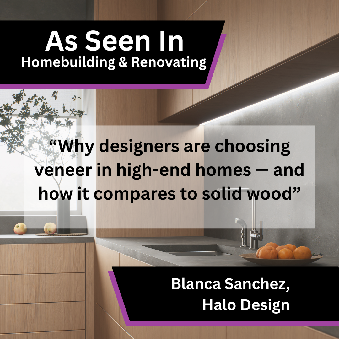 Halo Design Shares Veneer Design Advice in Homebuilding &amp; Renovating