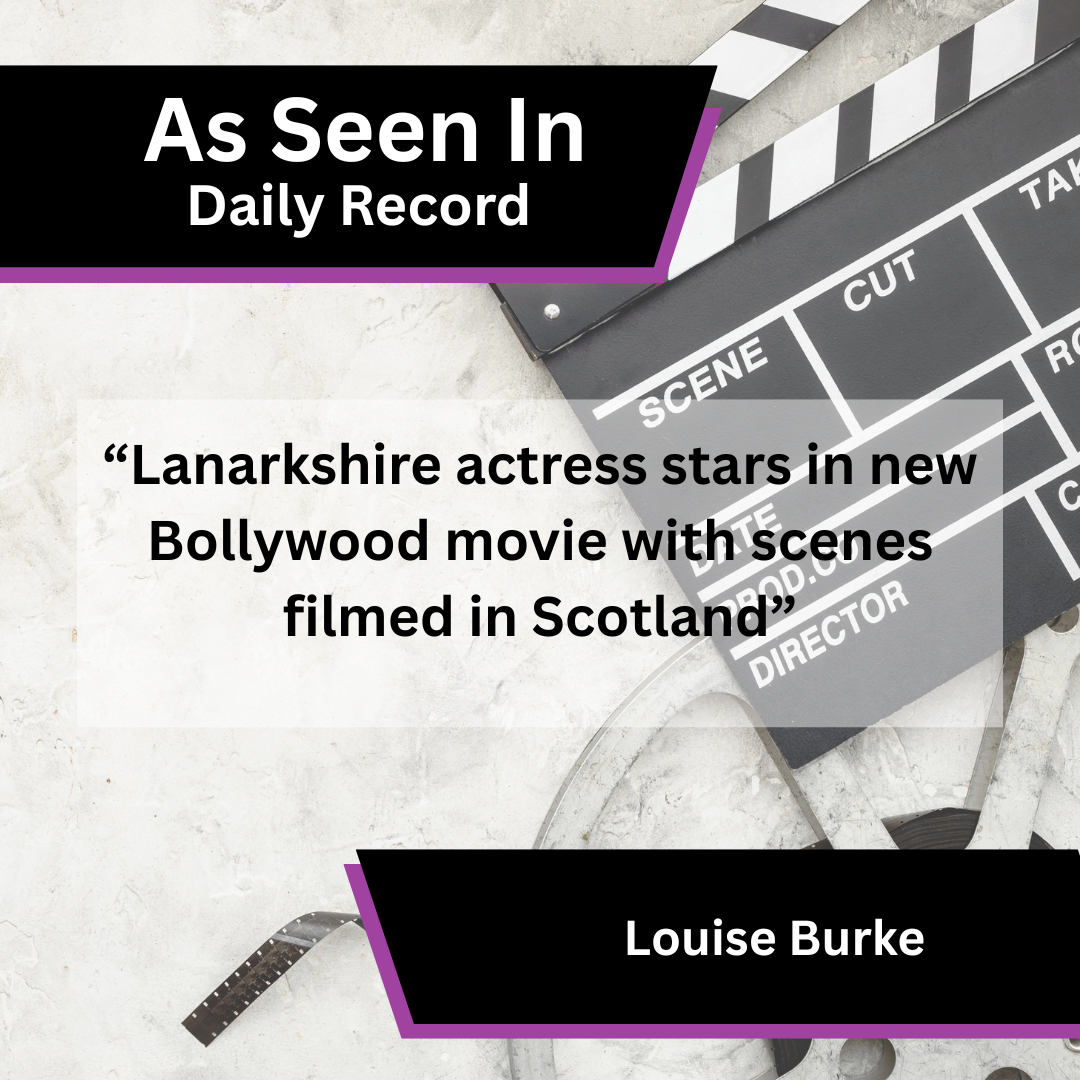 Louise Burke Featured in Daily Record for Bollywood Film News