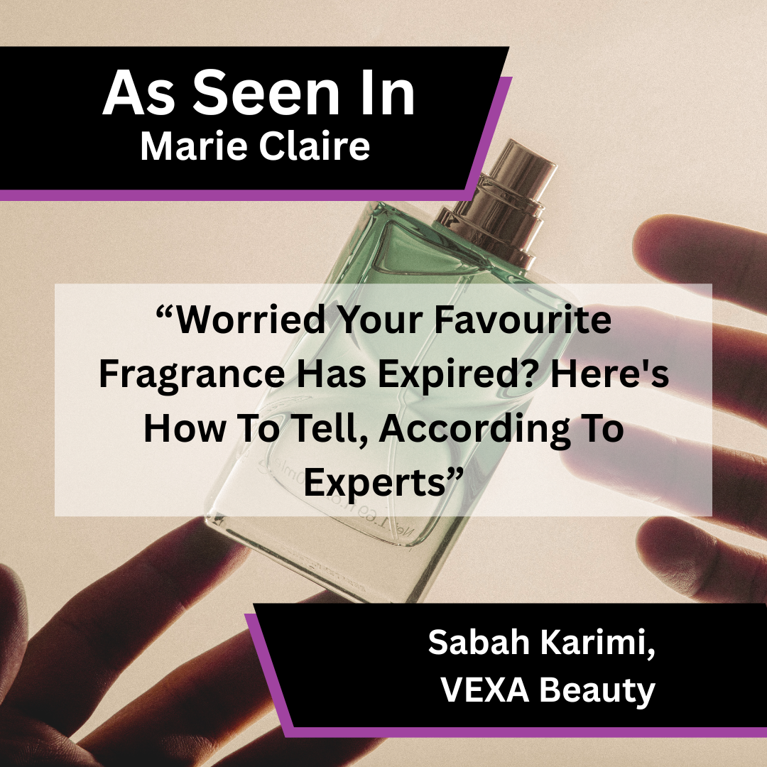 Sabah Karimi of VEXA Beauty on perfume expiry advice in Marie Claire