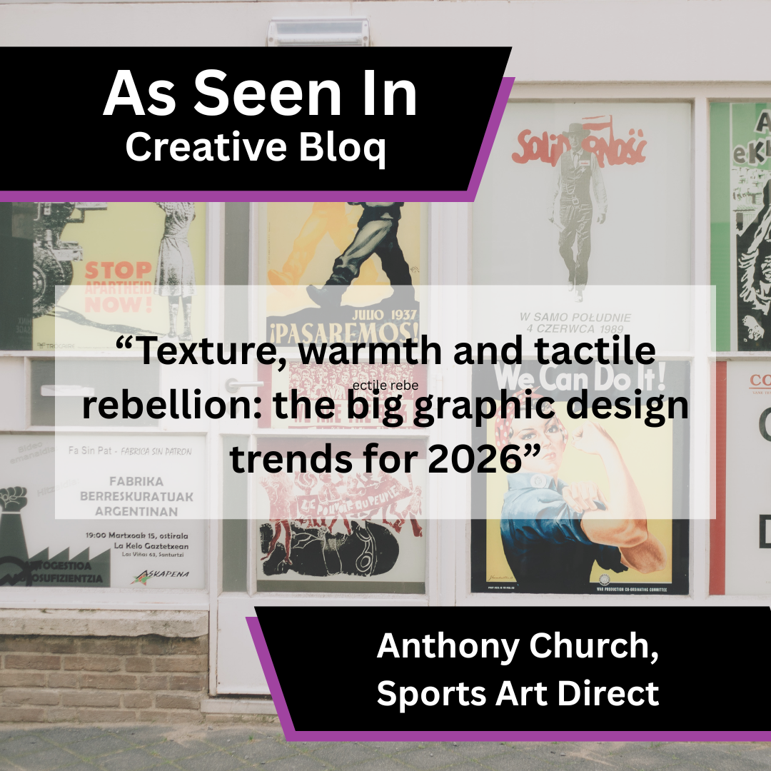 Anthony Church of Sports Art Direct on graphic design trends for 2026 in Creative Bloq