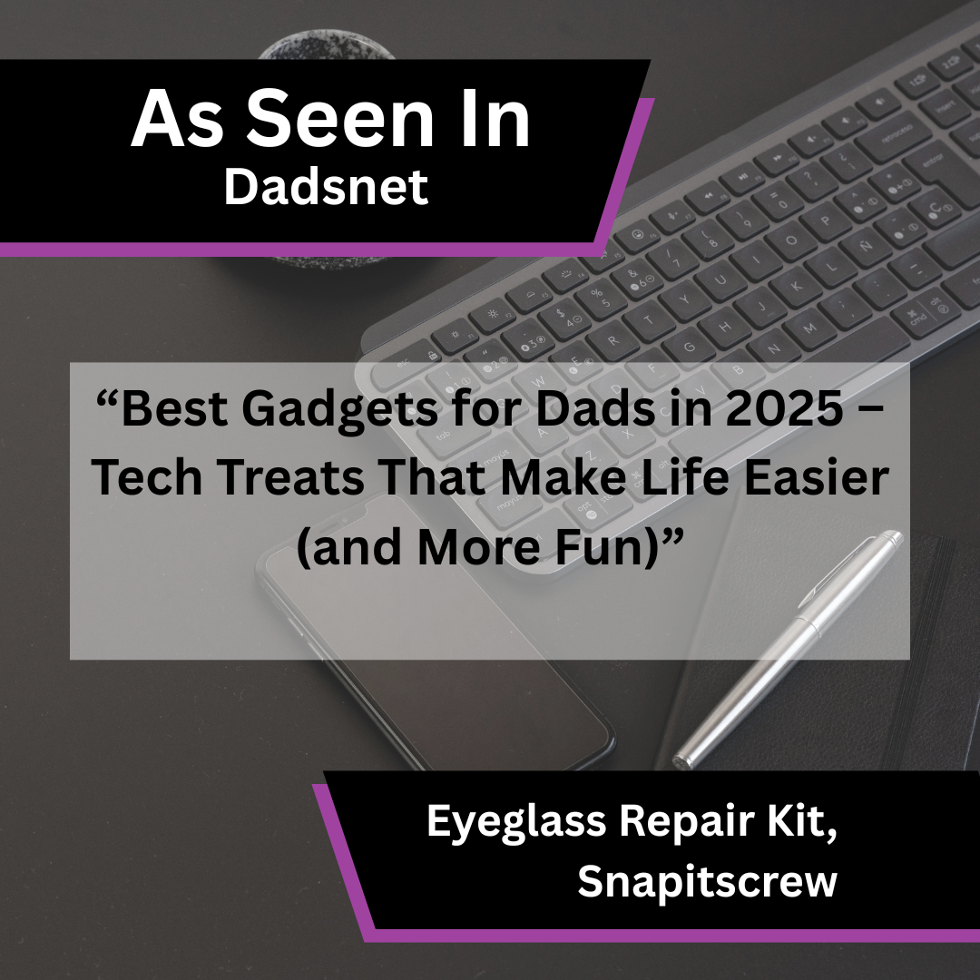 Snapitscrew Eyeglass Repair Kit in Dadsnet's best gadgets for dads in 2025