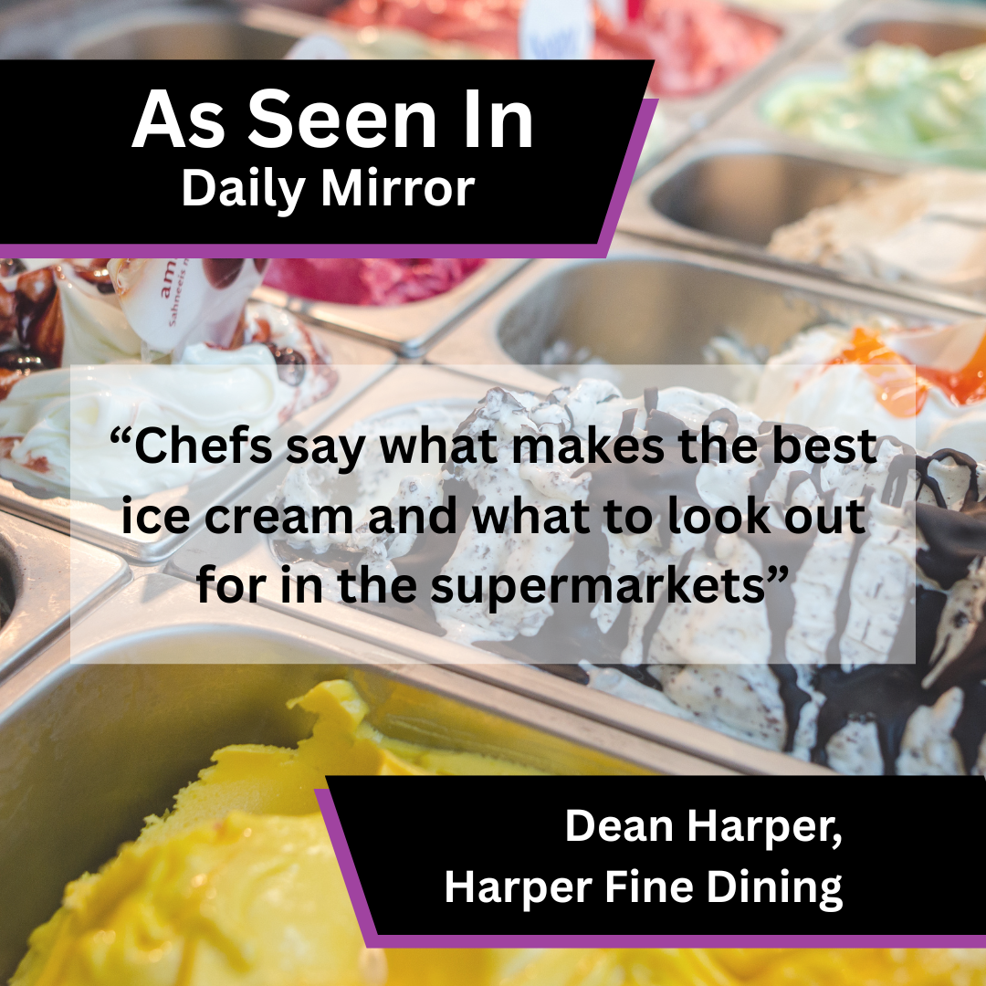 Dean Harper Shares Advice on What Makes the Best Ice Cream in Daily Mirror