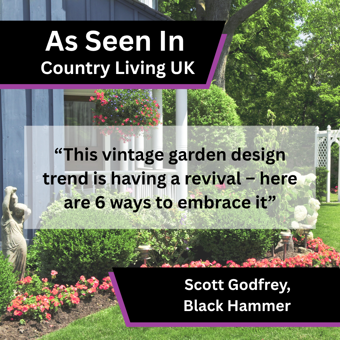 Scott Godfrey of Black Hammer on the garden arbour trend in Country Living UK