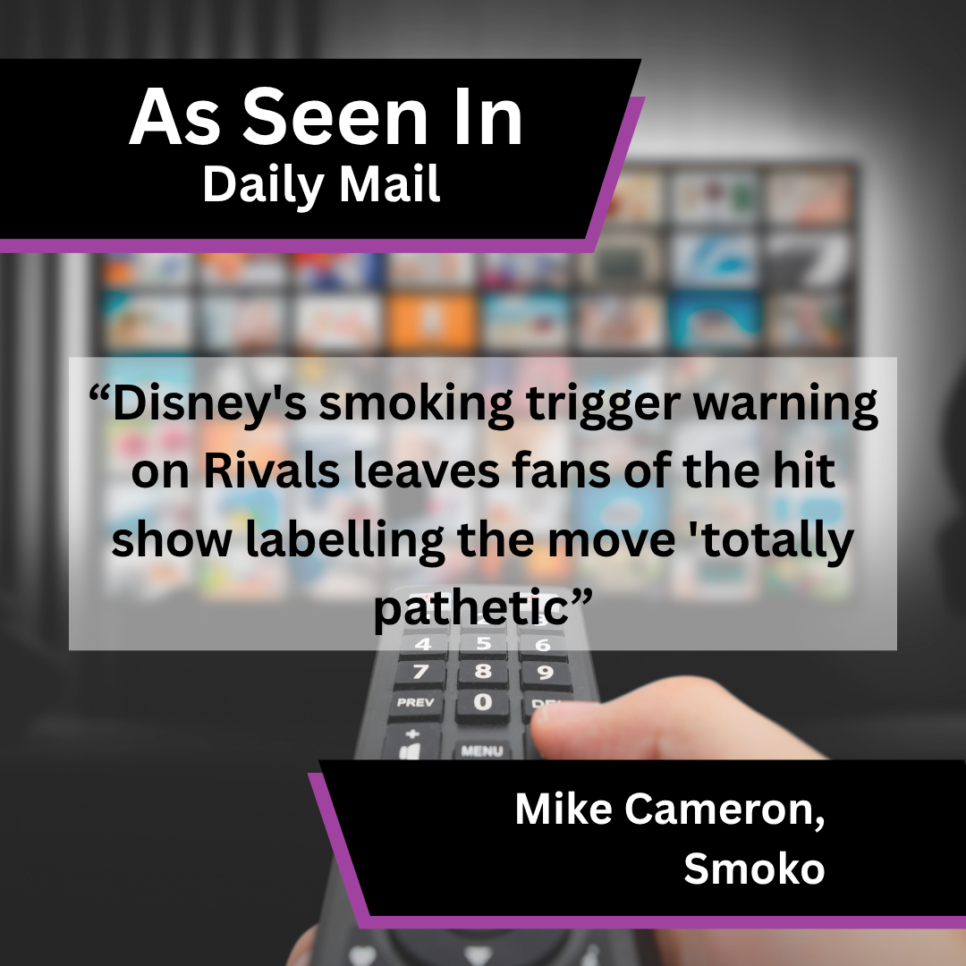 Mike Cameron of Smoko on smoking commentary in Daily Mail