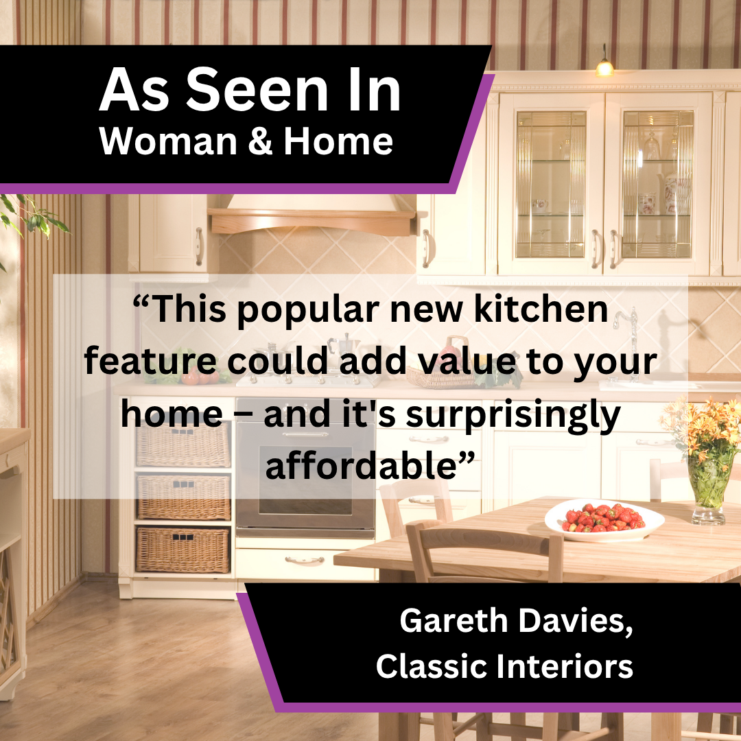 Gareth Davies of Classic Interiors provided expert kitchen design insight for Woman & Home on coffee stations and their potential value in the home