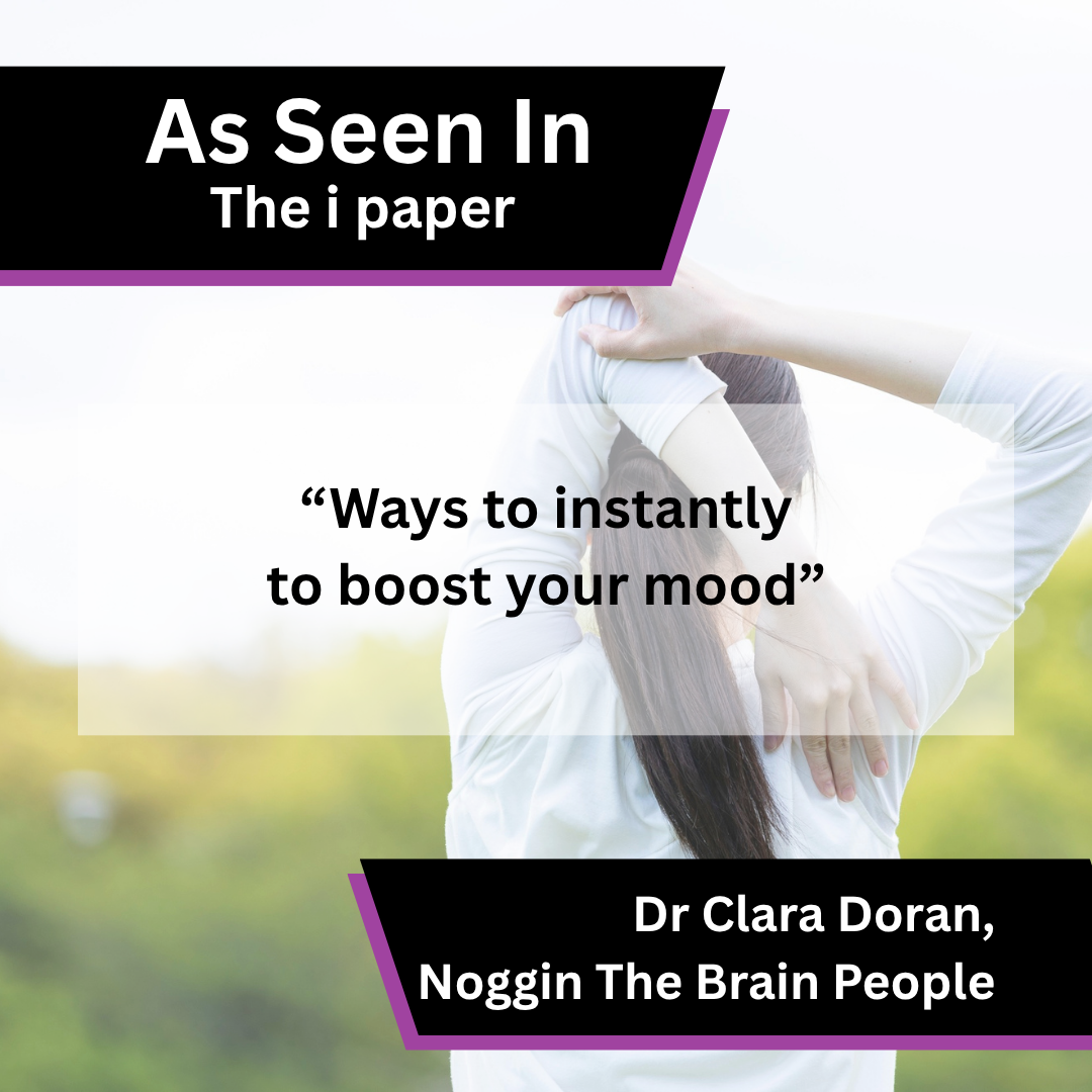 Dr Clara Doran of Noggin The Brain People in The i paper