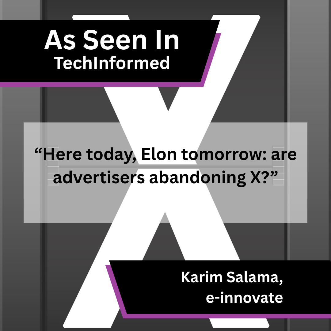 Karim Salama Shares Insight on Advertisers Boycotting X in TechInformed
