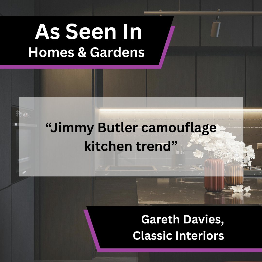 Gareth Davies of Classic Interiors on the camouflage kitchen trend in Homes & Gardens