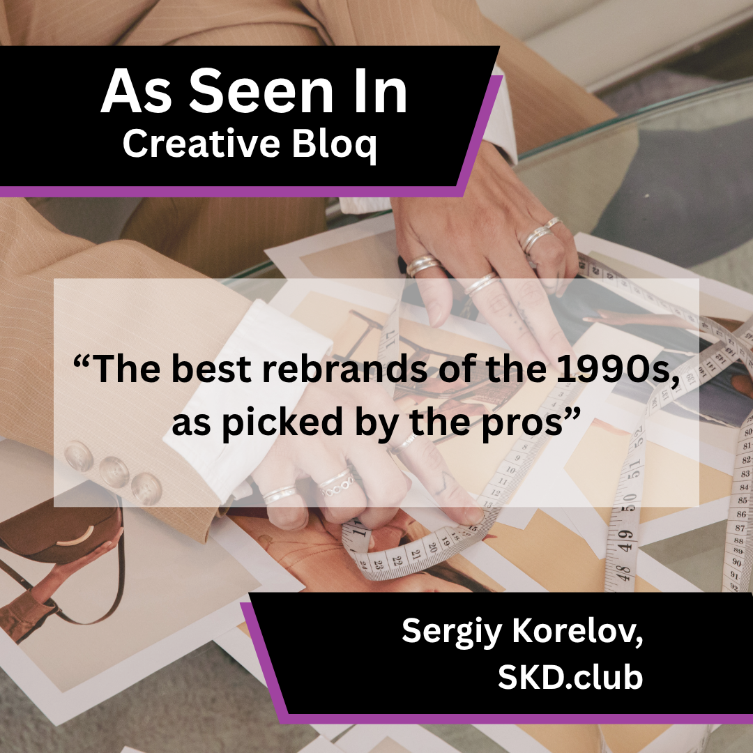 Sergiy Korelov of SKD.club on best 90s rebrands in Creative Bloq